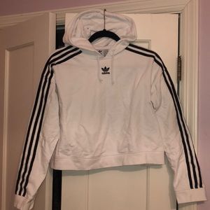 Cute White Adidas Hoodie *HALF THE ORIGINAL PRICE*